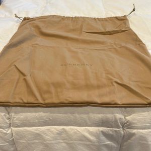 Burberry drawstring dust cover cotton material 19 x 19